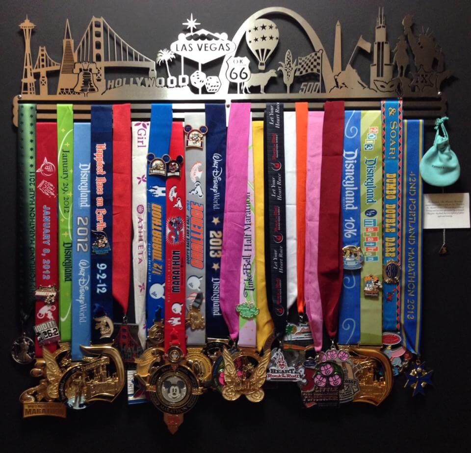 Awesome medal rack.  No, medals are NOT included